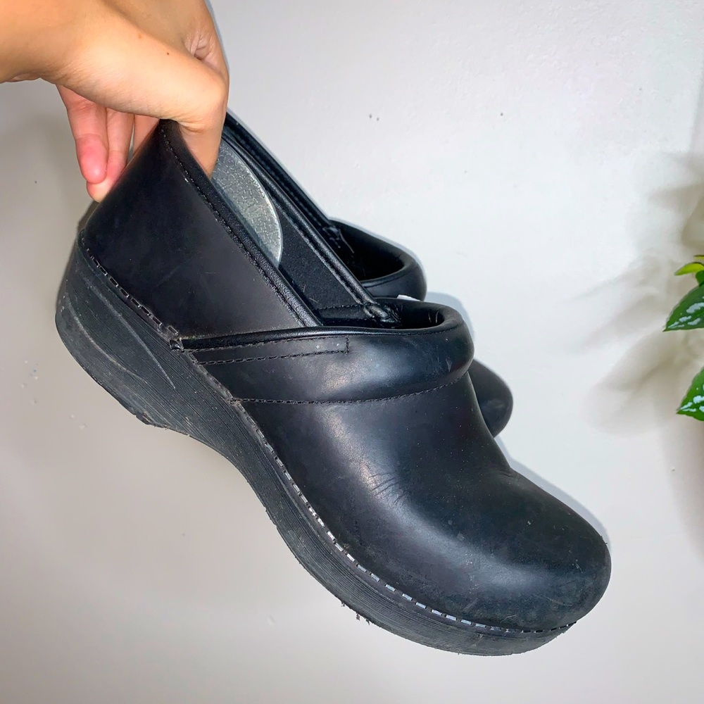 DANSKO Black Clogs